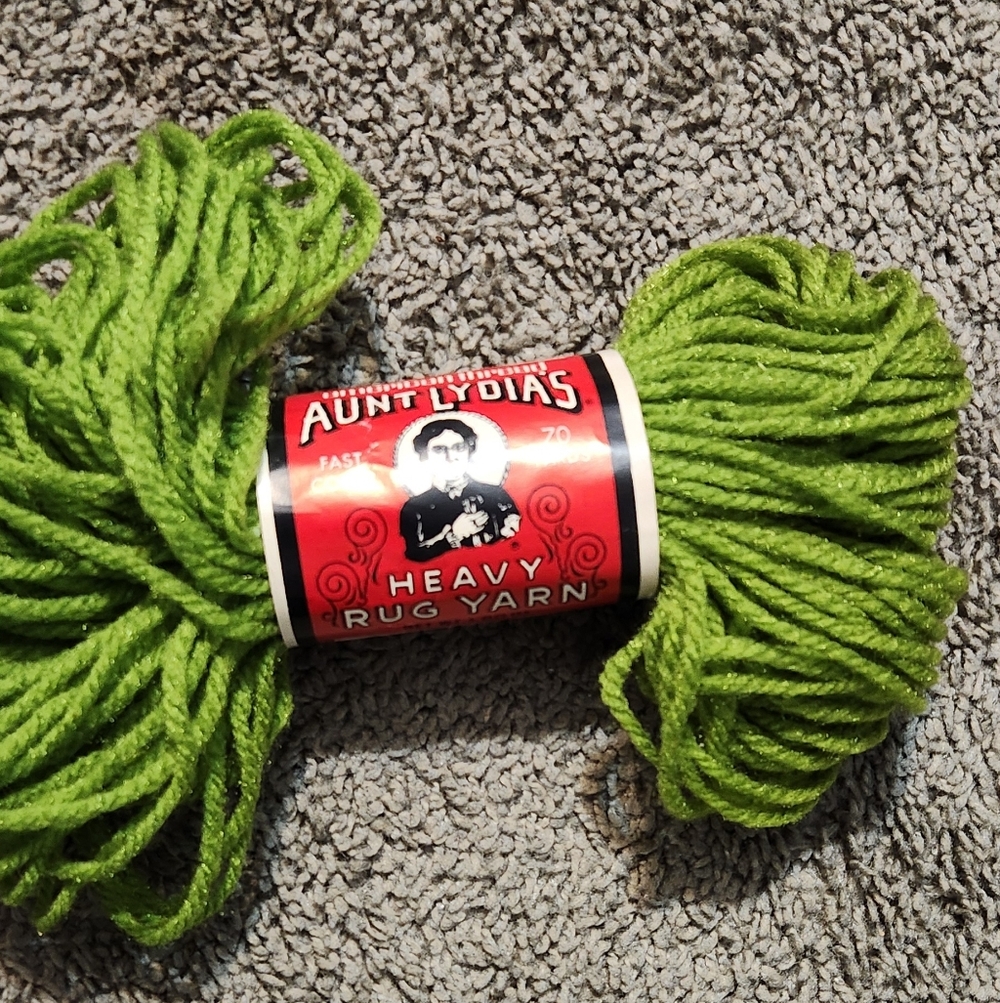 American Thread Aunt Lydia's Heavy Rug Yarn Vintage